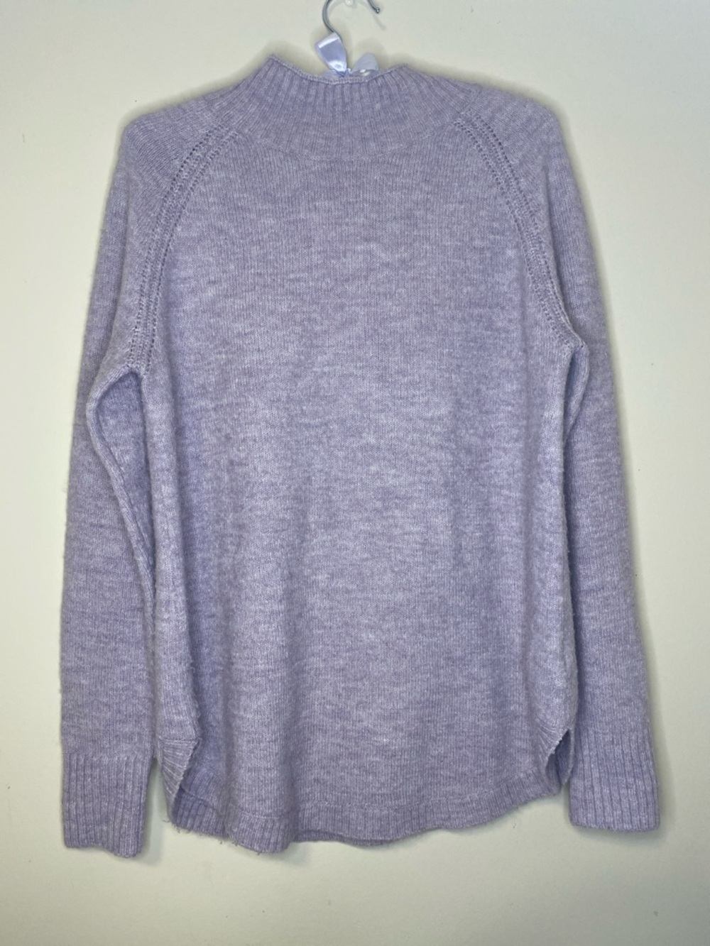 Reitmans Lilac Mock Neck Knit Sweater